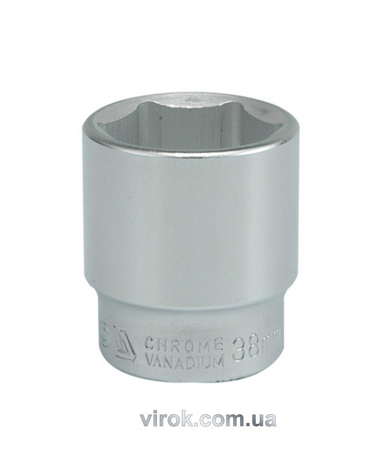 Головка торцева 6-гранна YATO: квадрат 3/4", М= 38 мм, L = 60 мм [6/36] Одеса - фото 1