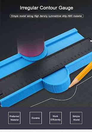 Контуромер,контурный шаблон,измеритель контура,шаблон линейка,вимірювач контуру 6 дюймов (10122101) Киев