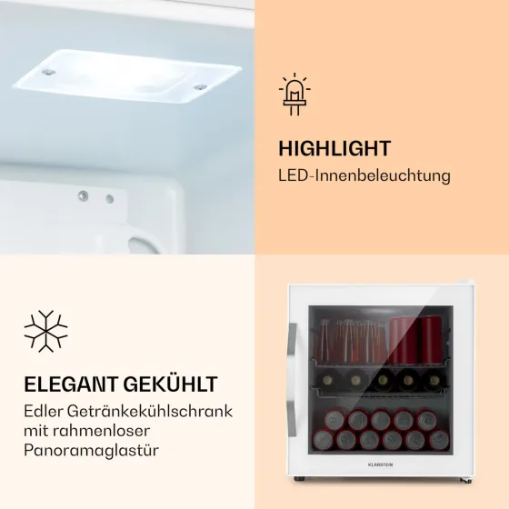 УЦЕНКА! Холодильник для напитков Klarstein Beersafe L со стеклянной дверцей 47 литров Днепр
