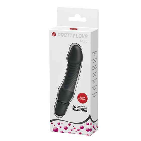 Вібратор - Pretty Love Stev Vibrator Black Sex Aura Київ