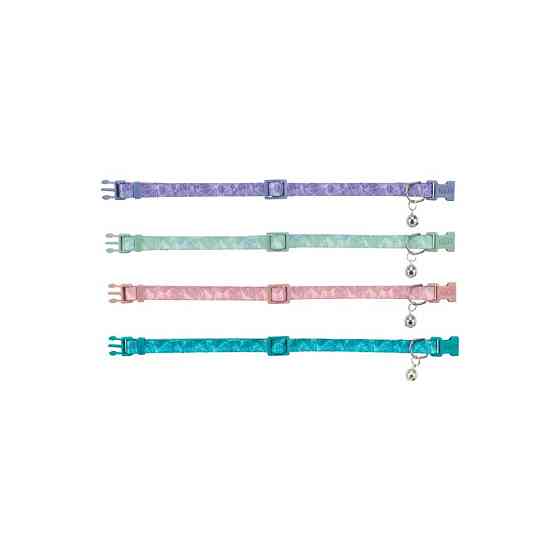 Ошейник Trixie для кошек Геометрия с колокольчиком нейлоновый 20-34 см/10 мм в ассортименте Киев