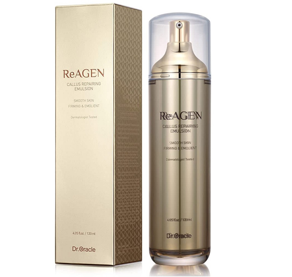 Антивозрастная эмульзия с золотом и пептидами ReAGEN Callus Repairing Emulsion Dr. Oracle 120 мл Киев - изображение 2