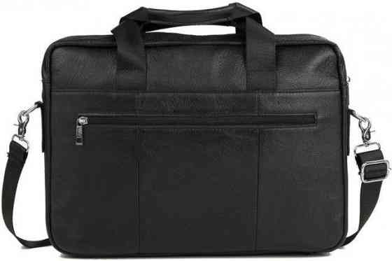 Сумка чоловіча шкіряна Чорна (Vintage) Київ