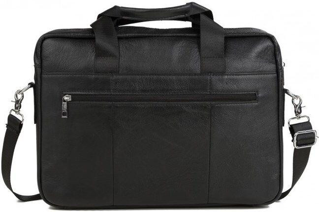 Сумка чоловіча шкіряна Чорна (Vintage) Київ - фото 6