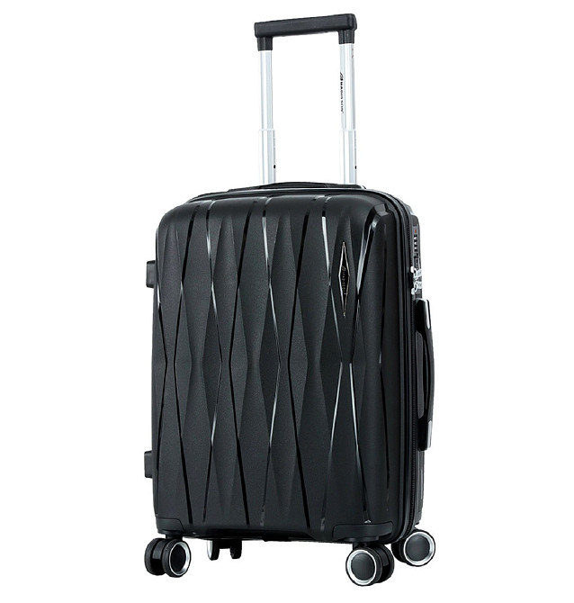 Чемодан полипропиленовый MADISSON 51103 малый 55 см черный Киев - изображение 1