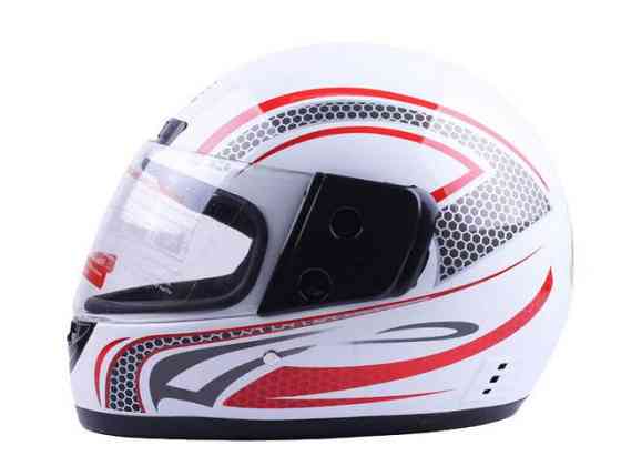 Шлем мотоциклетный интеграл MD-А105  (белый глянцевый, size L) Мукачево