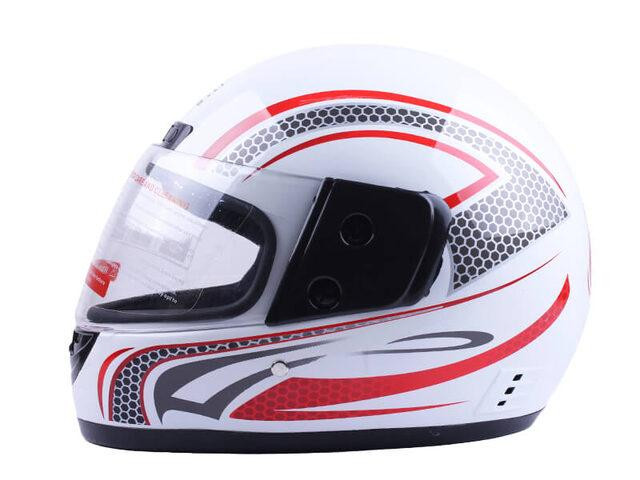 Шлем мотоциклетный интеграл MD-А105  (белый глянцевый, size L) Мукачево - изображение 3