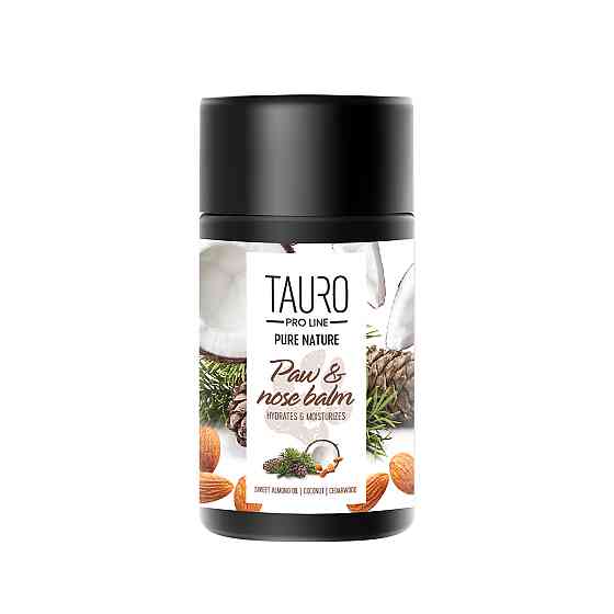 Tauro Pro Line Pure Nature Nose&Paw Balm Hydrates&Moisturizes Натуральний зволожувальний бальзам для лап і носа собак і котів , 75 мл Киев