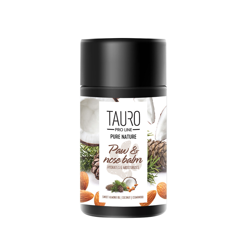 Tauro Pro Line Pure Nature Nose&Paw Balm Hydrates&Moisturizes Натуральний зволожувальний бальзам для лап і носа собак і котів , 75 мл Киев - изображение 1
