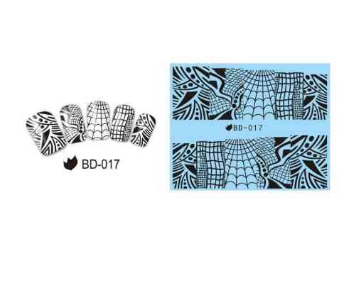 Наклейки для нігтів "Павутина" BD-017 Київ