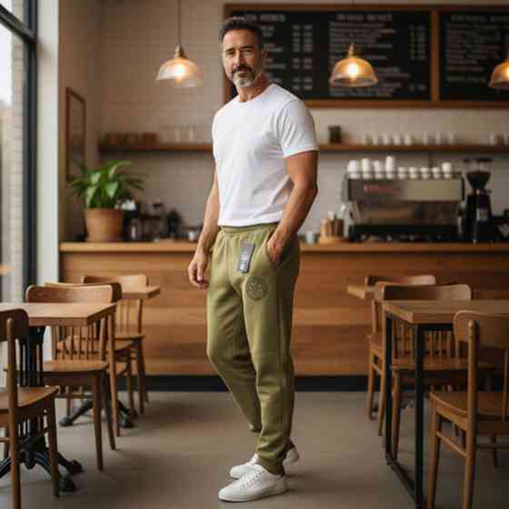 Теплі чоловічі штани фліс койот із кишенями Одеса