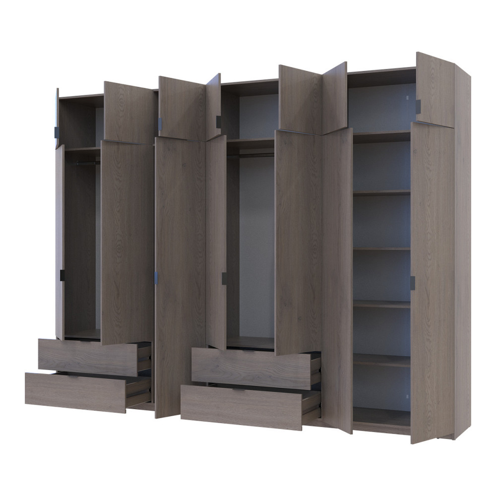 Комплект шкафов для одежды Doros Лукас (2 шт.) 315х50х240 см Канноло (DRS-011856) Днепр - изображение 3