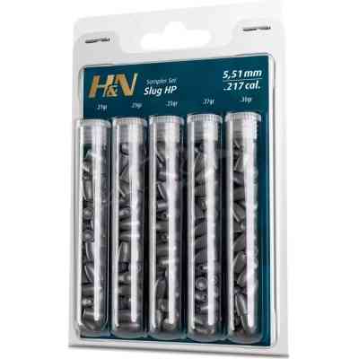 Пульки H&amp;N Slug Sampler Test Set 5,51 мм (99985510005) Вінниця