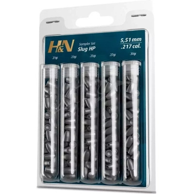 Пульки H&amp;N Slug Sampler Test Set 5,51 мм (99985510005) Вінниця - фото 1