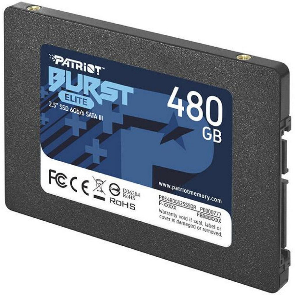Накопичувач SSD Patriot Burst Elite 480GB 2.5" 7mm SATAIII TLC 3D Київ - фото 9
