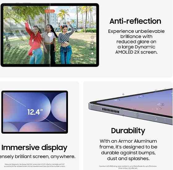 Планшет Samsung Galaxy Tab S10+ 12/512GB Platinum Silver (SM-X820NZSE) Київ