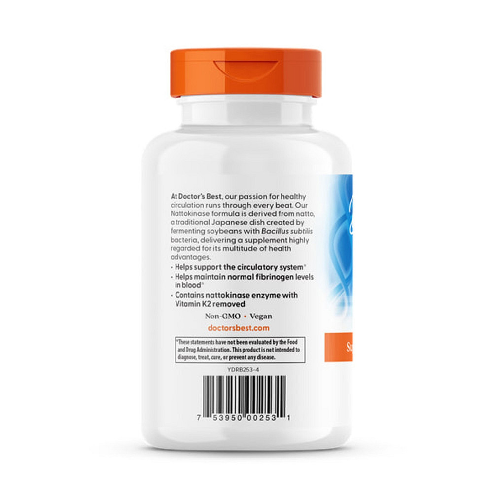 Наттокіназа Doctor's Best Nattokinase 270 капс Київ - фото 3