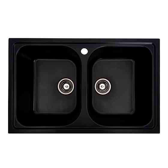 VALESO Гранітна мийка для кухні VALESO EQUATORIA 7950 матова Чорна Київ