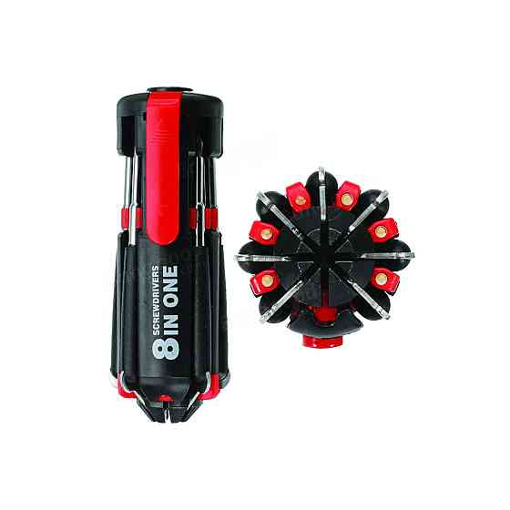 Набір викруток FZ-895 8 в 1 / з ліхтариком / 8 in 1 / 3xAAA Дніпро