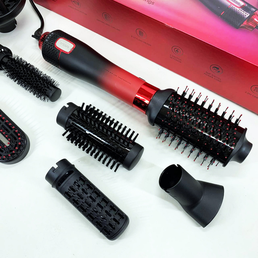 Фени стайлери для волосся VGR 8 в 1 V-488, Фен з різними насадками для укладання, Фен брашинг XB-71 Івано-Франківськ - фото 3