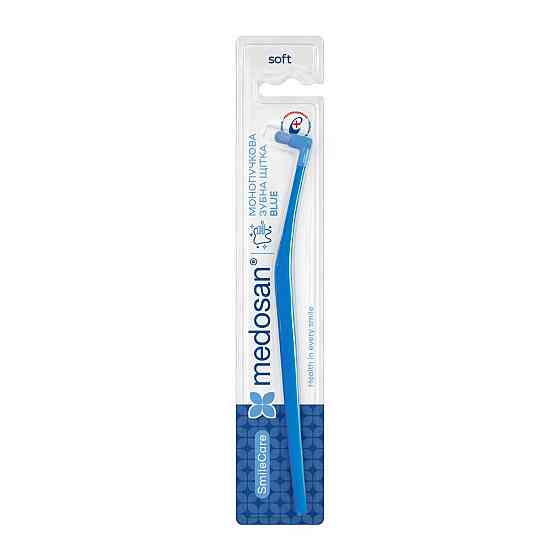Монопучковая зубная щетка SmileCare Soft Blue Medosan Киев