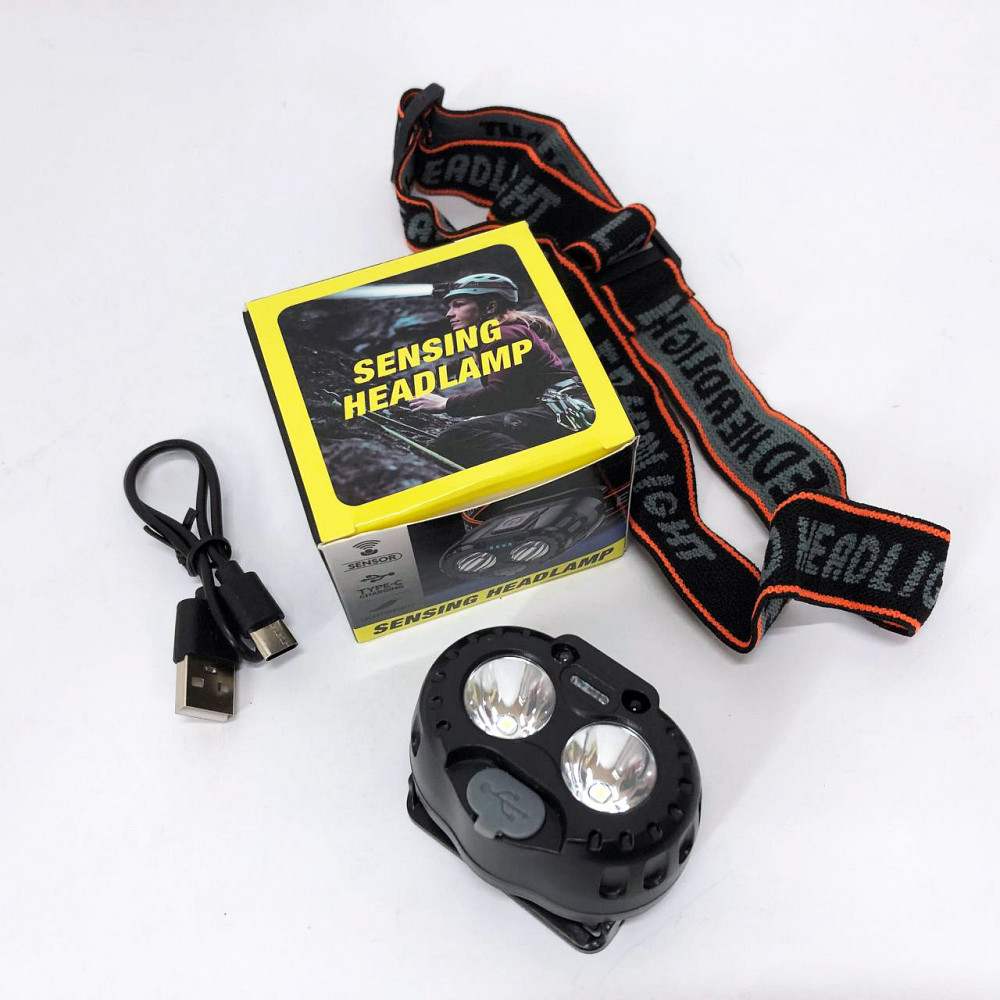 Налобный фонарь для рыбалки кемпинга Bailong 666-2 XPL, Фонарь для походов на лоб RW-22 Львов - изображение 5