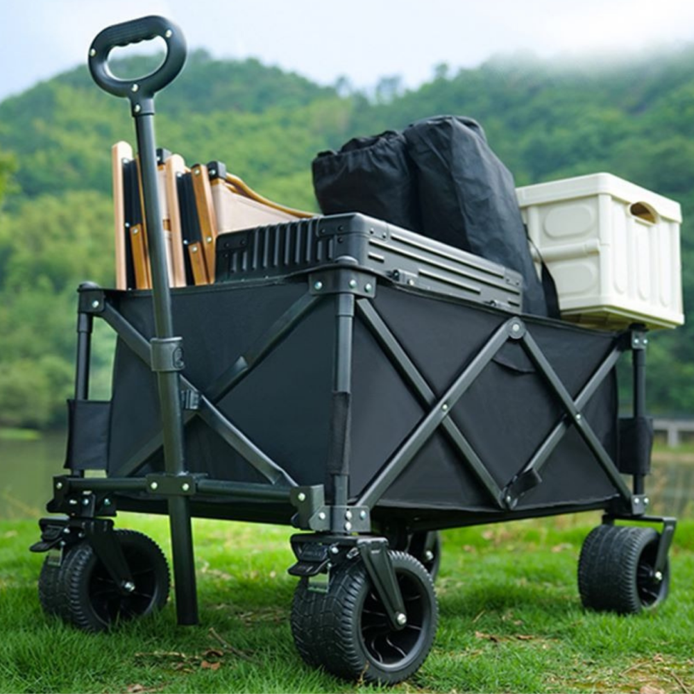 Набір візок з стільницею 78х45см складні для кемпінгу перевезення речей, багатоцільовий об'єм 90 л для походів на природу Кам'янець-Подільський - фото 8