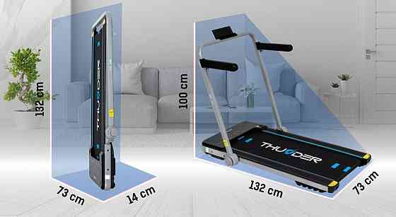 Бігова доріжка електрична THUNDER IMPACT-SILVER Київ