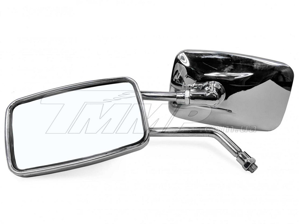 Дзеркала мото (прямокутні) (mod:МТ) (хром, 1 см) -2 Мукачево - фото 1