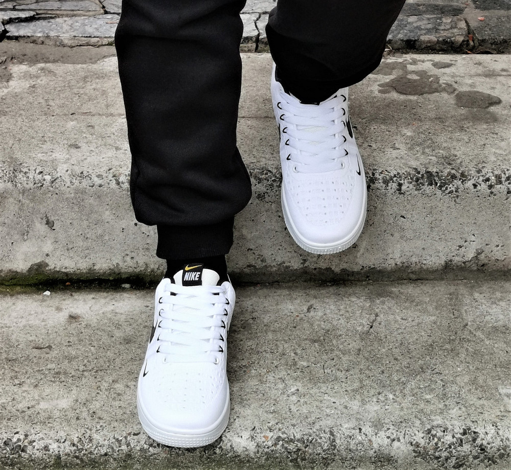 Кроссовки Nike Force Белые Мужские Форсы Найк (размеры: 40,41,42,43) Днепр - изображение 7