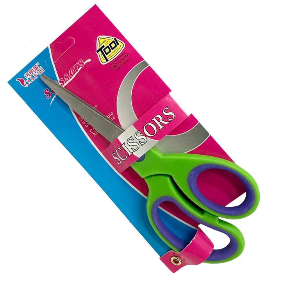 Детские ножницы канцелярские 330019(Green) размер 18 см Винница - изображение 1