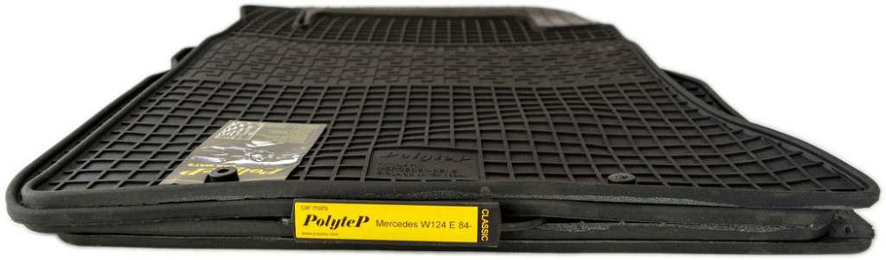 Килимки салону гумові Mercedes W124  E 84-, к-т (4шт.) Київ - фото 1
