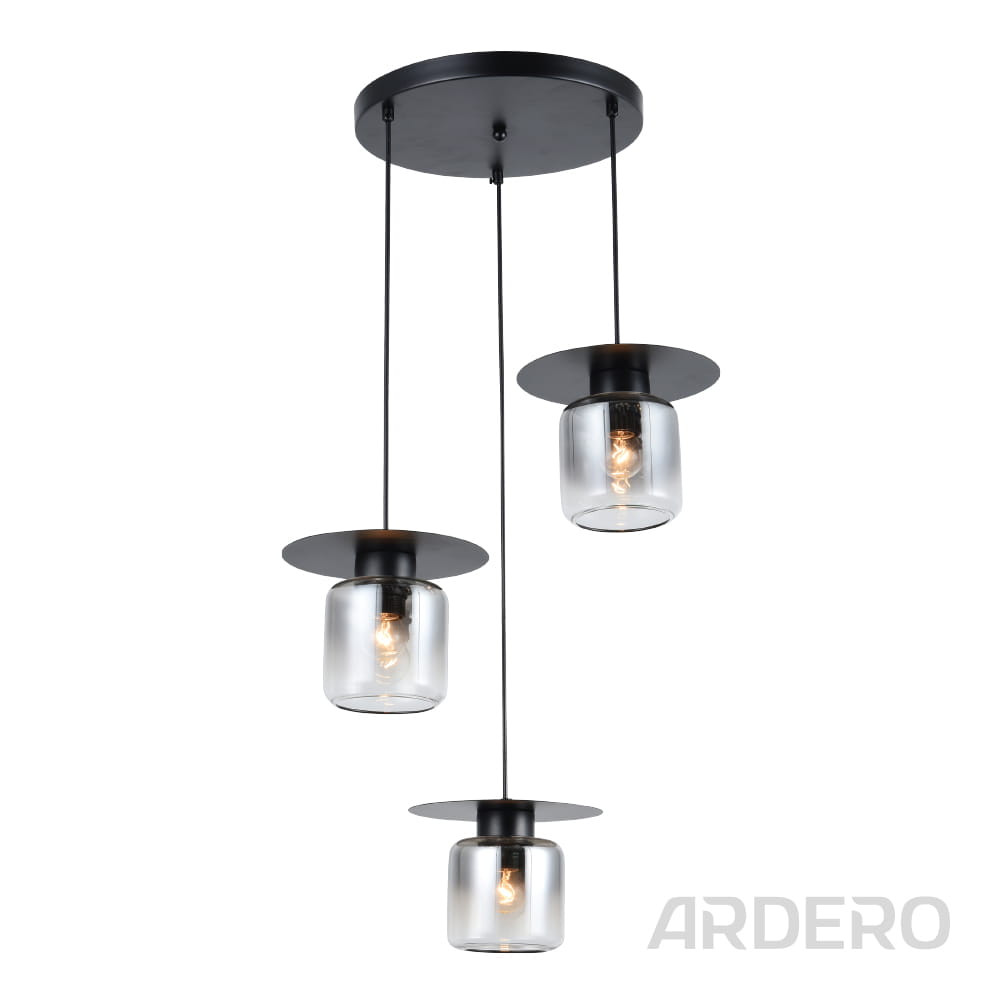 Світильник стельовий Ardero BL1933-1 ORLANDO чорний Харьков - изображение 1