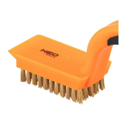 Щетка по металлу Neo Tools 5х11 рядов, прямая проволока 0.3мм, 180мм, двухкомпонентная рукоятка (39-031) Винница - изображение 2