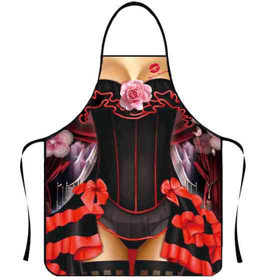 Фартух з приколом дівчина Циганка 75 на 55 см різнобарвний Київ