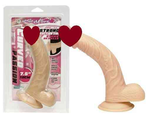 Фаллоимитатор на присоске CURVED PASSION Sex Aura Киев