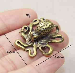 Фігурка мініатюра бронза Восьминіг Київ