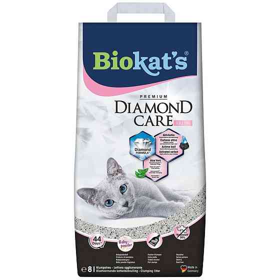 Наповнювач Biokats Diamond Fresh для котячого туалету, бентонітовий, 8 л Вінниця