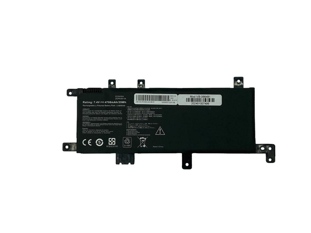 Аккумулятор для ноутбука Asus C21N1634 X542U 7.4V Black 4700mAh OEM Винница - изображение 1