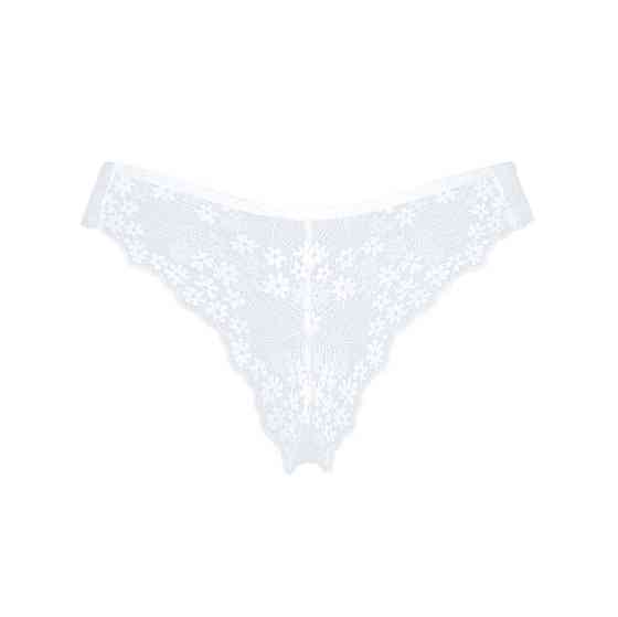 Напівпрозорі трусики Obsessive Heavenlly panties XS/S, відкриті сідниці Sex Aura Київ