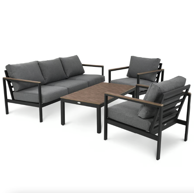 Комплект садових меблів Di Volio Tivoli графітовий/сірий Киев - изображение 1