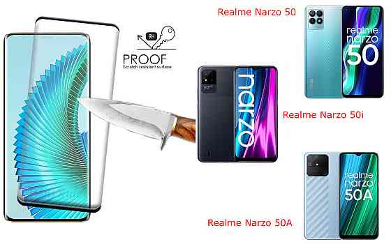 Захисне скло HyperGlass Pro для Realme Narzo 50, Narzo 50i, Narzo 50A – максимальна чутливість та захист Київ