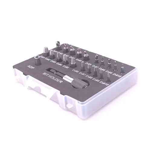 Набір екстракторів для пошкоджених болтів і гвинтів 20шт Київ