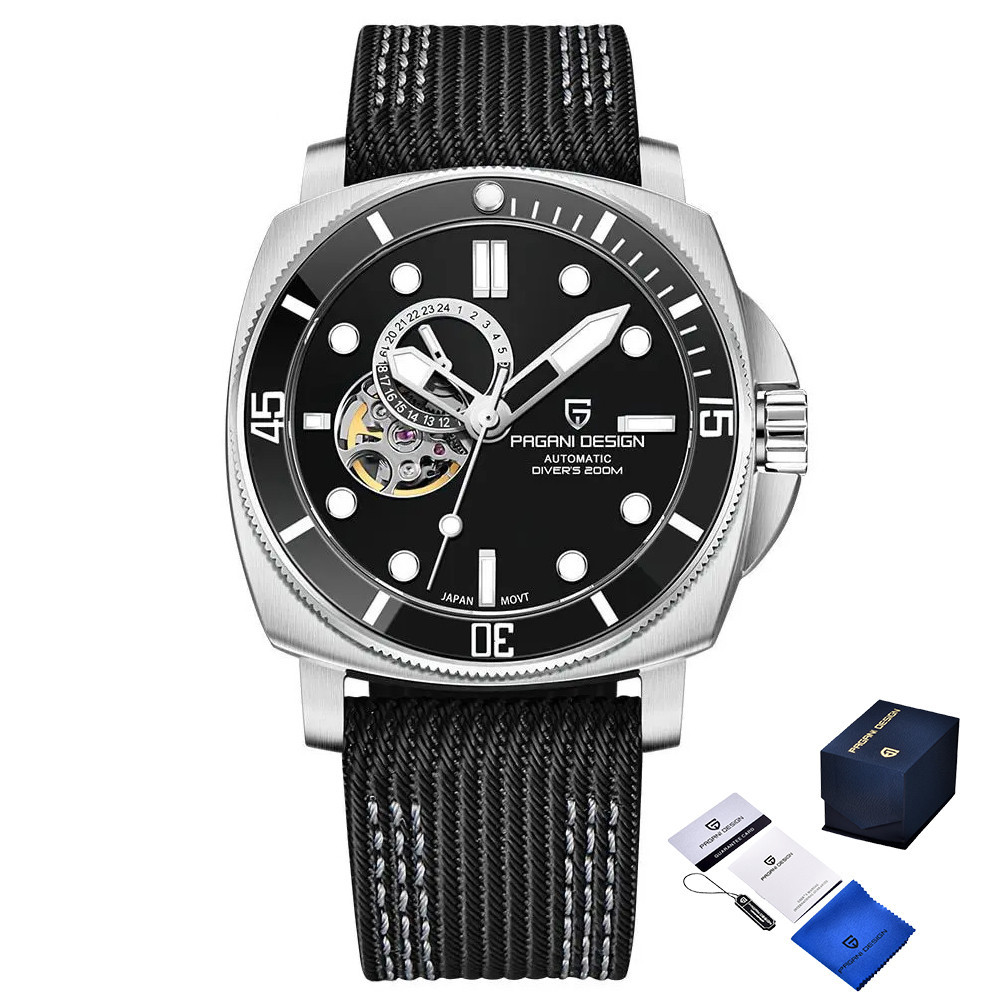 Pagani Design PD-1736 Silver-Black SBR Київ - фото 1