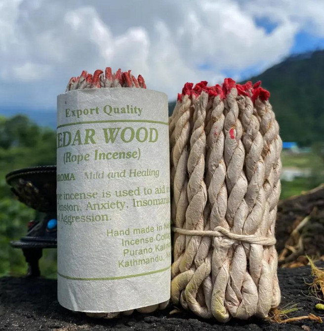 Гималайское веревочное благоухание Кедр Cedar Wood 10 шт, 8.5 см Киев - изображение 1