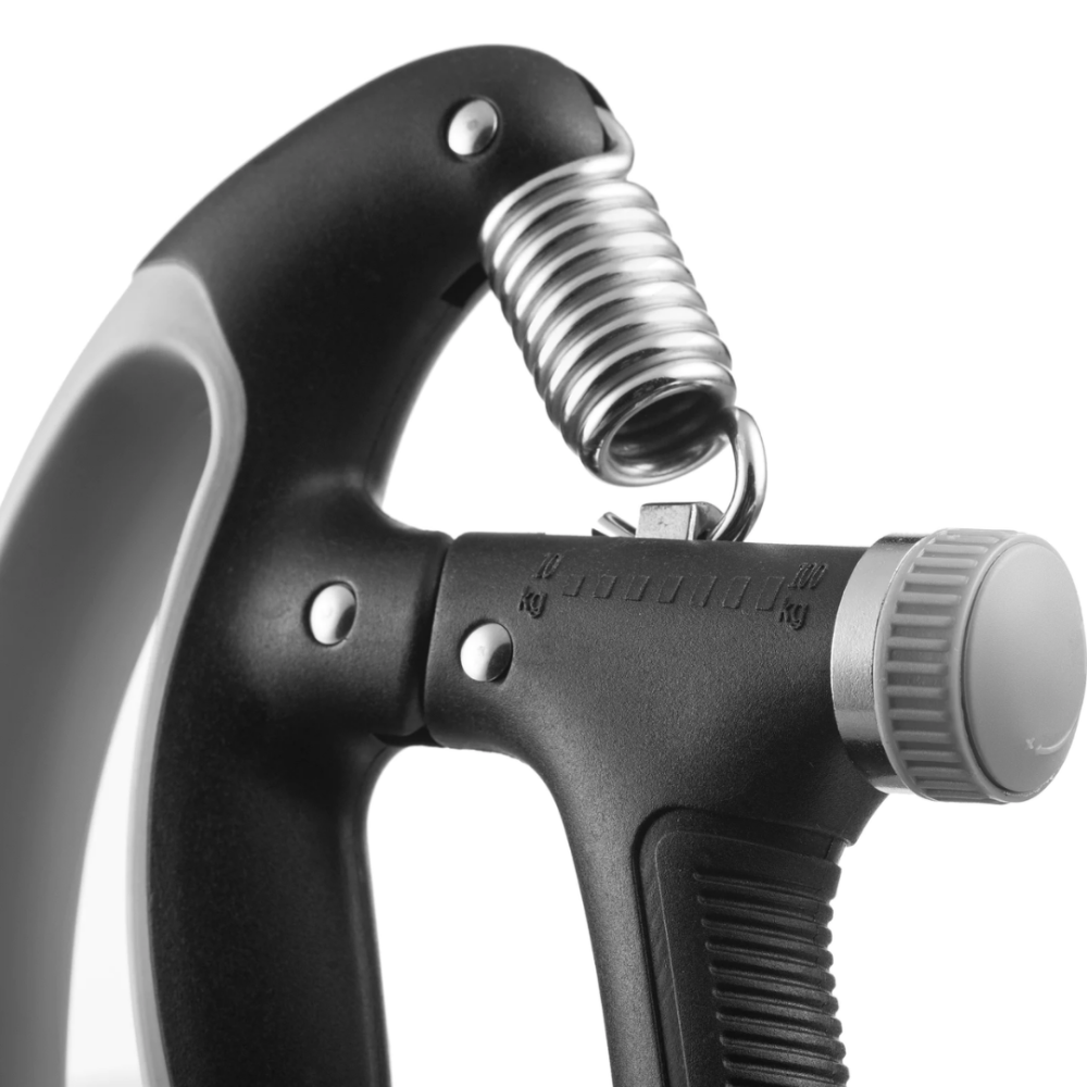 Еспандер регульований Gymtek 10-100кг з лічильником сіро-чорний Киев - изображение 4