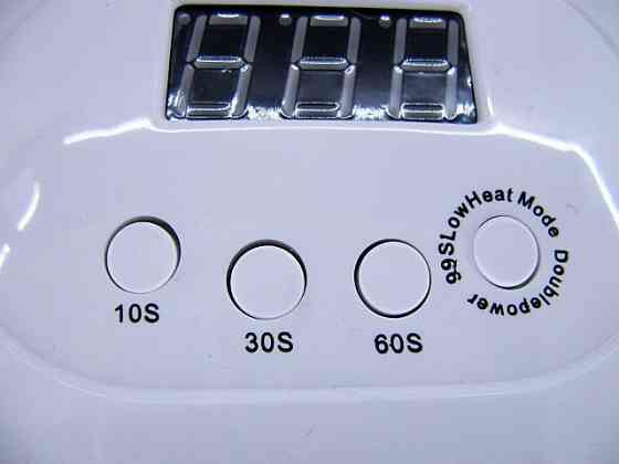 Гібридна лампа на 110 вт SUN R9 для сушіння нігтів з дисплеєм і зниженням потужності. Київ