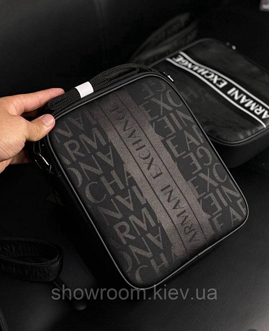 Мужская брендовая сумка AX (2662-2) Киев - изображение 2