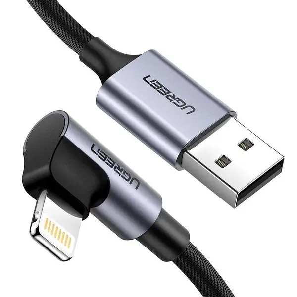 Кабель зарядний UGREEN USB - Lightning 2м Луцк - изображение 1