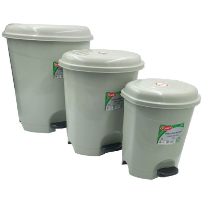 Контейнер для сміття Planet Household №2 з педаллю сірий 6 л (10338) Вінниця - фото 6